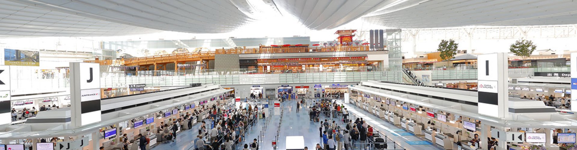 Tokyo rush hour train station
