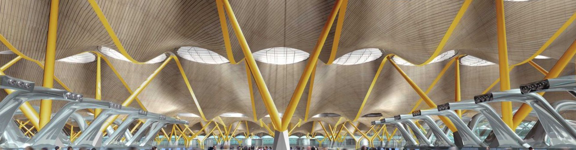 Barajas Airport train at station