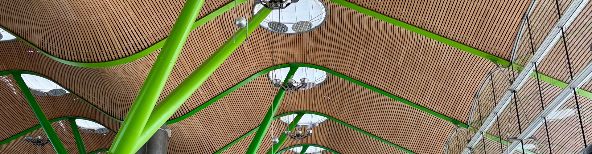 Barajas Airport panoramic view