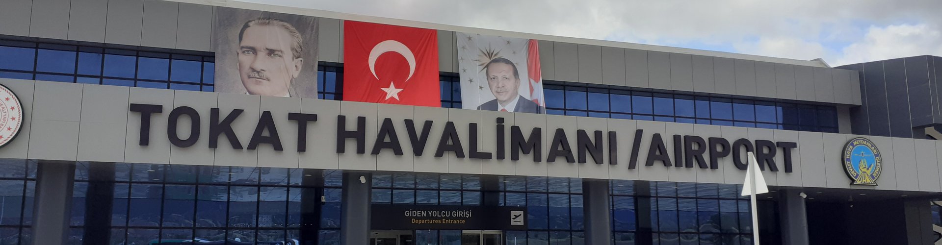 View of Tokat Airport, TR from a distance